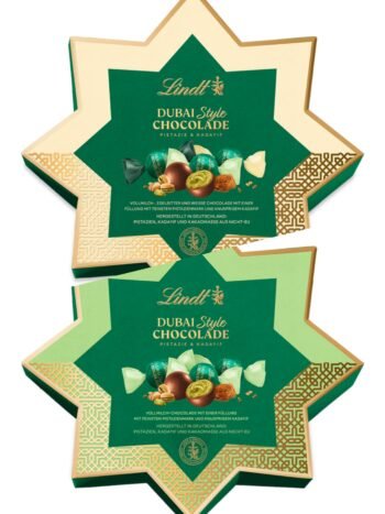 Swiss Lotus Dubai Flavor Star-shaped Milk Chocolate (2 boxes)