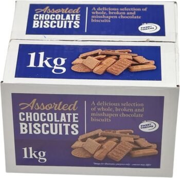 Sweet Dreams Assorted Chocolate Box – 1kg Bulk Box of Mixed Broken Biscuits | Chocolate Treats, Cookies & Snacks for Sharing, Parties & Gifting