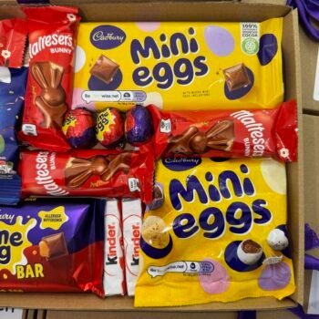 Easter Chocolate Gift Bundle With Cadbury,  Kinder, Creme Eggs, Mini Eggs, Maltesers, Perfect Easter Present!