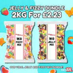 2kg for £2.23 Fizzy & Jelly Bundle Sweet Assortment
