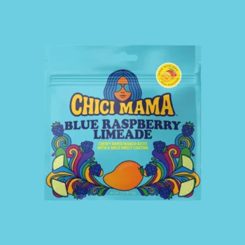 Chici Mama Blue Raspberry Dried Mango Snack | Sweet & Spicy Dried Mango | Better-For-You Sweet Treat | Made from 100% Real Mangoes |5 Pack