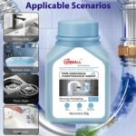 ENMALL Powerful household safety grade oil pipe, drain cleaner,sewer, bathroom unblocker