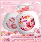 ¡Ofertas de Primavera!  Auyol Cápsulas de Lavado 7 en 1 (4ª Gen) | Susurro de Peonía | Disolución Rápida | Limpieza Potente y Frescura Duradera A